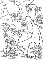 kolorowanka Tarzan do wydruku malowanka Disney numer 40
